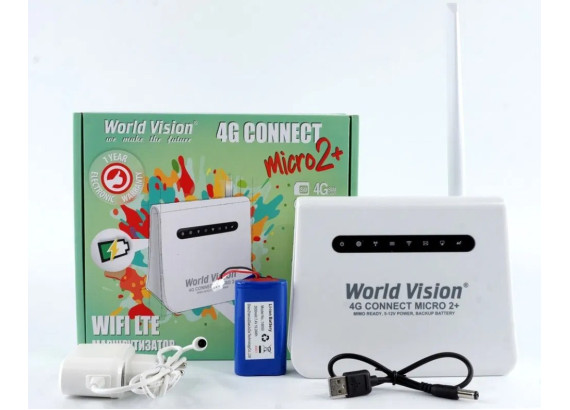 Роутер WORLD VISION 4G CONNECT MICRO 2+